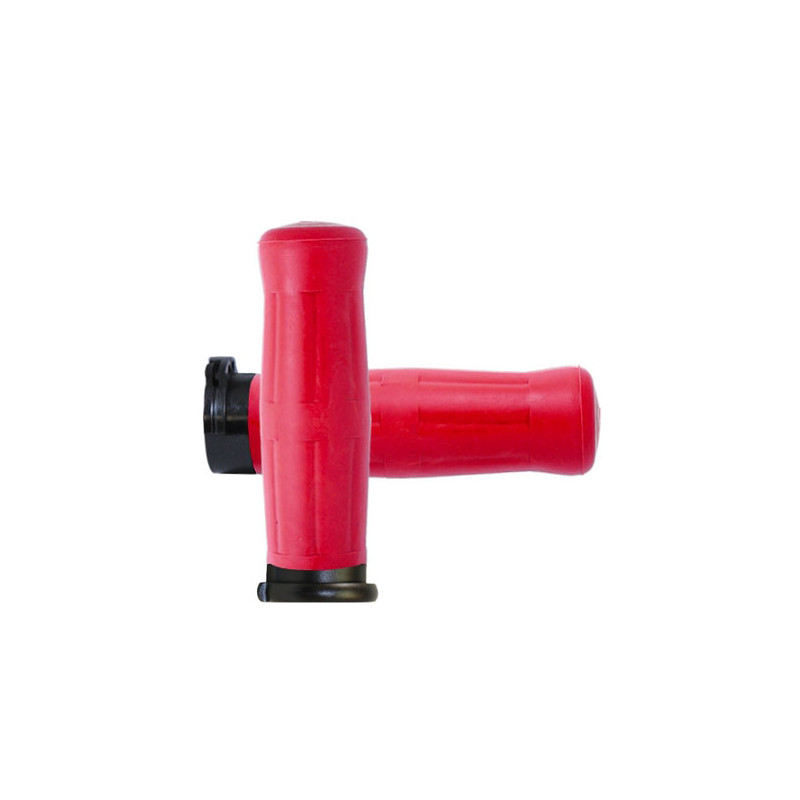 Avon Old School grips coke bottle look, red 96-22 H-D with dual throttle cables (excl. Street) (NU)