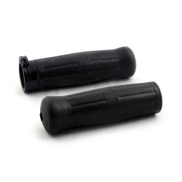 Avon Old School grips coke bottle look, black 96-22 H-D with dual throttle cables (excl. Street) (NU)