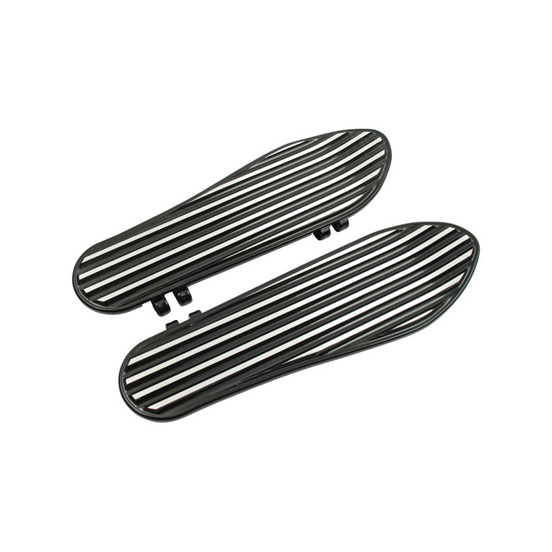 Podnóżki o regulowanej powierzchni żebrowanej Covingtons. Czarny CC 86-17 FL (tylko dla modelu i rocznika) Softail 12-16 (tylko 