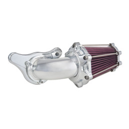 PM, FASTair intake, air cleaner kit. Chrome CC CV carb: 93-06 B.T. Delphi inj.: 04-17 Dyna (excl. 2017 FXDLS 01-15 Softail 02-07