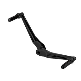 PM, shift lever and spacer. Toe/heel shift. Contour. Black 83-23 FLT/Touring 09-23 Trikes 00-17(NU)FL Softail. Models with heel/