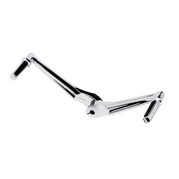 PM, shift lever and spacer. Toe/heel shift. Contour. Chrome 83-23 FLT/Touring 09-23 Trikes 00-17(NU)FL Softail. Models with heel