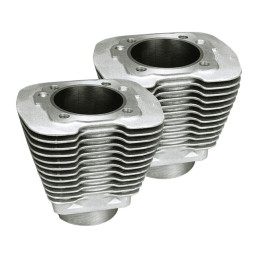 S&S, 3-1/2" bore replacement Evo cylinder set. Silver 84-99 Evo B.T. (NU)