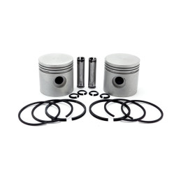Replacement 74" Flathead piston kit. +.070" 37-48 74" (1200cc) 3-5/16" bore U model Flatheads (NU)