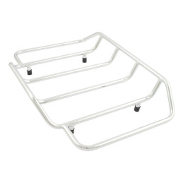 Full size luggage rack for Tour-Pakr. Chrome 87-23 Touring with King Chopped & Razor Tour-Pak