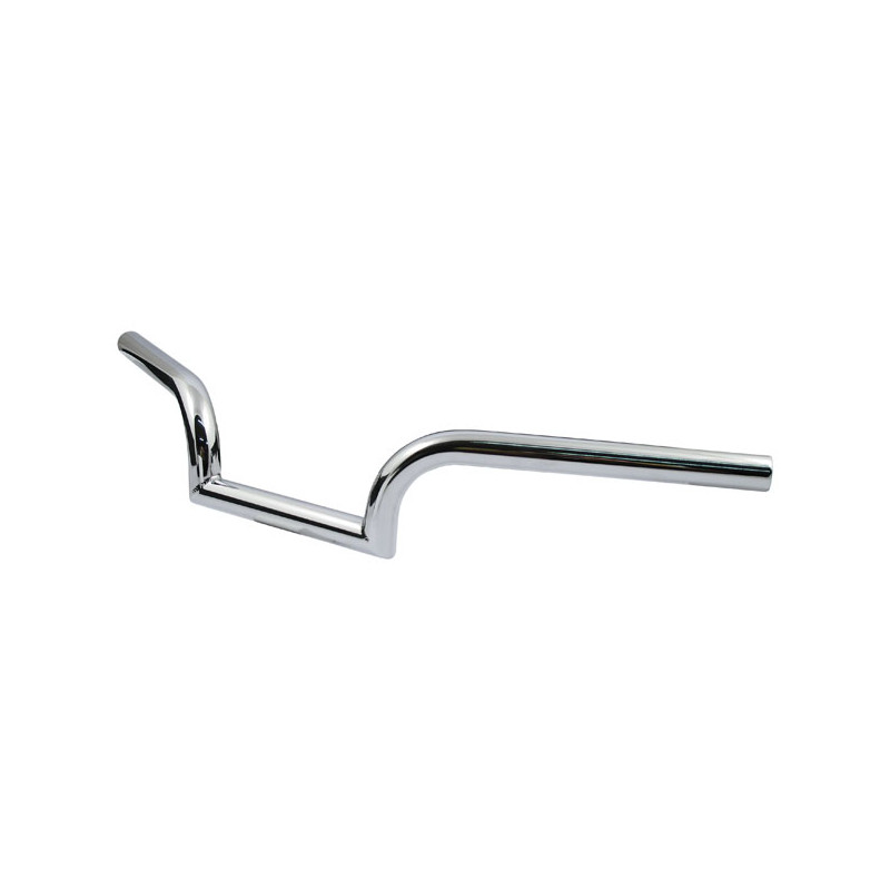 Biltwell Mustache handlebar chrome pre-81 H-D with 1" ID risers
