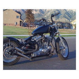 Kierownica Biltwell 1" Frisco czarna do Harley-Davidson przed 1981 r. z podniesieniem 1" ID
