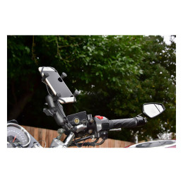 RAM Mounts, X-Grip phone mount w/U-Bolt base. Small phone 