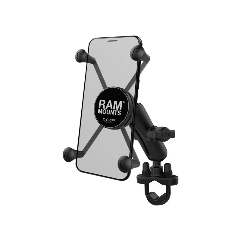 RAM Mounts, X-Grip Phone mount w/U-Bolt base. Large phones 