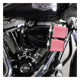 S&S, tuned induction air cleaner kit. Black 18-24 Softail 17-24 Touring (excl. 2024 FLTRXSTSE Road Glide with 121" HO engine 23-
