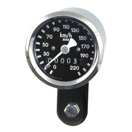 MMB 48mm Ултра мини скоростомер хром/черен