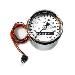 MMB 48mm Ultra mini rýchlomer s chrómovým čelom