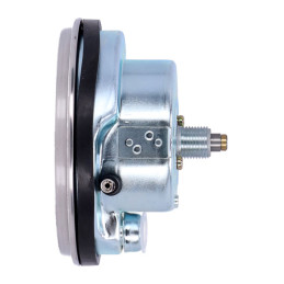 FL speedometer, 46-47 face, silver/black. 2:1 MPH 