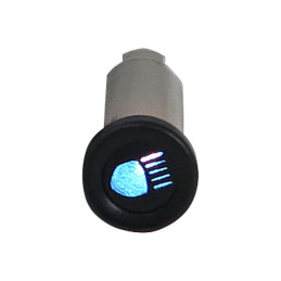 3/8 indicator light. Blue, with high beam symbol 91-03 Various H-D models (NU)