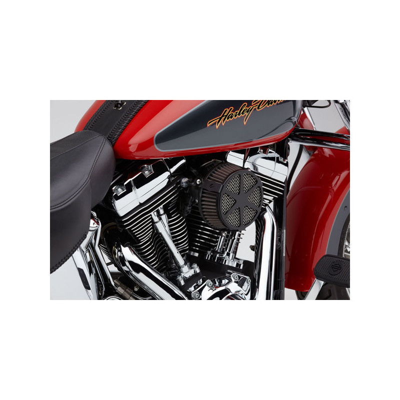 Zestaw czystego filtra powietrza Cobra. Szprychy. Czarny 17-24 Turystyka (oprócz 2024 FLTRXSTSE Road Glide z silnikiem 121" HO 2