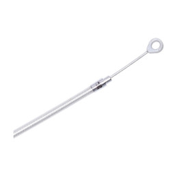 MCS, clutch cable 80" (203cm). Chrome 06-23 Big Twin clutch (excl. 08-16 & 21-23 Touring & all with hydr. master cyl.)