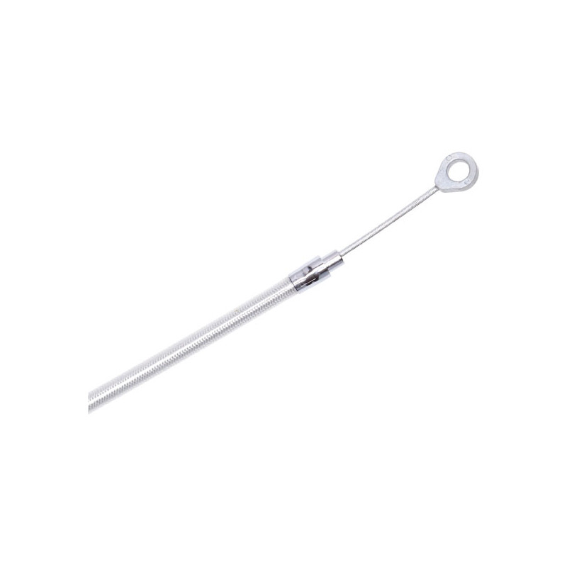 MCS, clutch cable 72" (183cm). Chrome 06-23 Big Twin clutch (excl. 08-16 & 21-23 Touring & all with hydr. master cyl.)