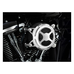 V&H, VO2 X air cleaner kit. Chrome 18-23 Softail 17-23 Touring (excl. 2023 FLHXSE FLTRXSE) 17-23 Trikes. Note: M8 114"/117" mode