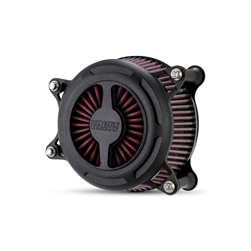 V&H, VO2 Blade air cleaner kit. Wrinkle black 18-23 Softail 17-23 Touring (excl. 2023 FLHXSE FLTRXSE) 17-23 Trikes. Note: M8 114