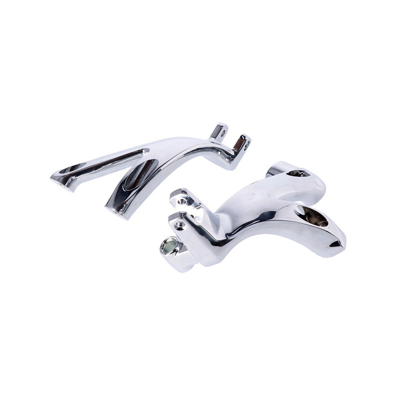 M8 Softail floorboard to footpeg conversion brackets 18-23 Softail with floorboards