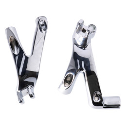 M8 Softail floorboard to footpeg conversion brackets 18-23 Softail with floorboards