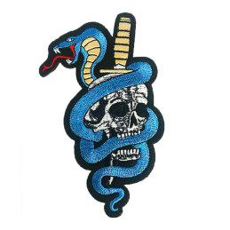 Lethal Threat Silent & Deadly patch 8 x 9 cm