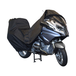 Pokrowiec motocyklowy DS, pokrowiec na motocykl na zewnątrz Alfa (na kufer). Rozmiar 2XL dla modeli motocykli z kuferem (długość