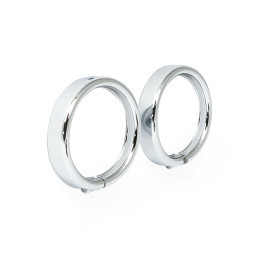 Recessed trim rings. Turn signals. Chrome Front & rear on: 14-22(NU)FLHR (excl. FLHRXS) 98-19(NU)FLHRC 88-13(NU)Touring (excl. F