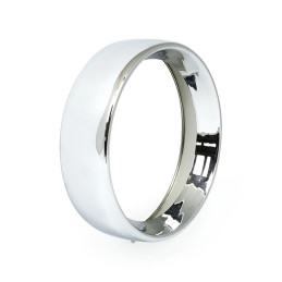 Recessed trim ring. 7" headlamp. Chrome 94-17(NU)FLS/S/TF/TFB/TFBS FLSTN 15-21 FLRT Freewheeler Trike