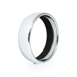 Recessed trim ring. 5-3/4" headlamp. Chrome 94-15 FXLR FXST/B 08-17 FLSTSB FXS 16-17 FXSE 94-99 FXSTC 94-17 Dyna (excl. FXDF and