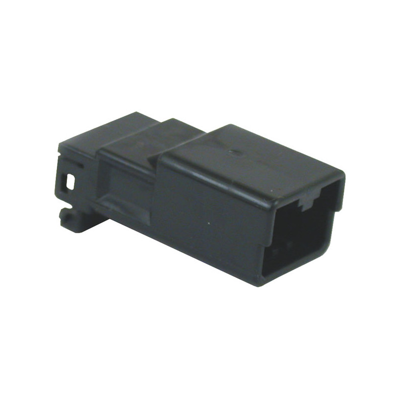 NAMZ, AMP 040 series connector. Black, receptacle, 4-pin Various 01-22 H-D models