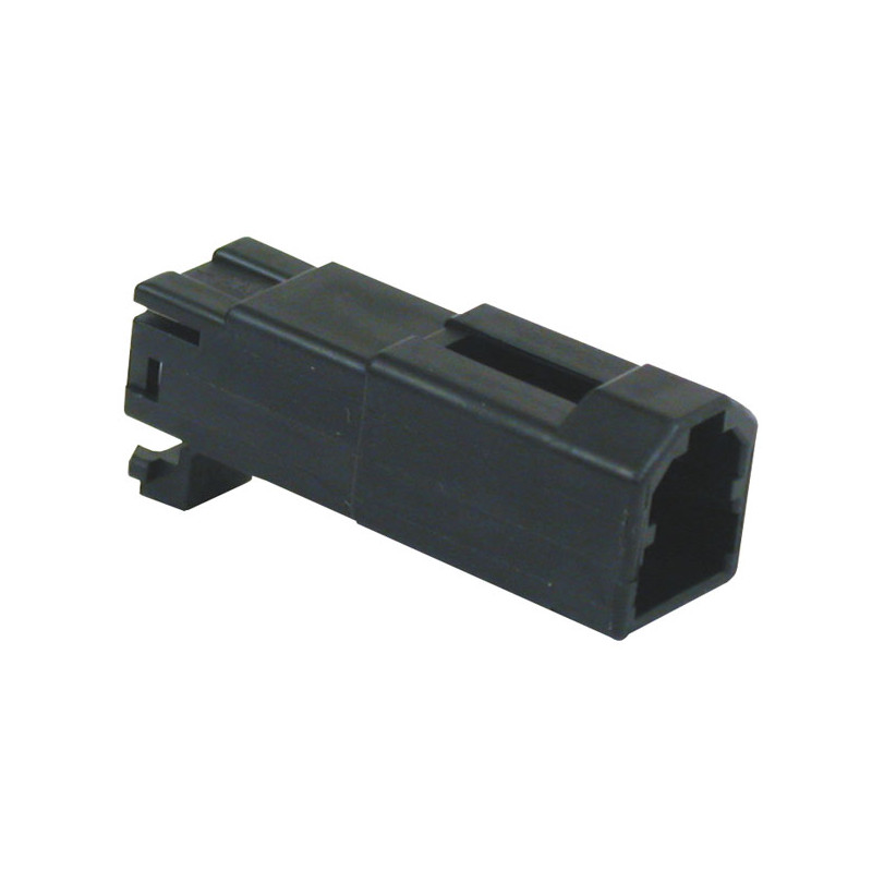 Złącze serii NAMZ, AMP 040. Czarne, gniazdo, 2-pin do różnych modeli H-D 01-22