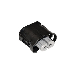 NAMZ, headlamp connector, high beam. 2-pin. Gray 02-17 V-Rod (NU)