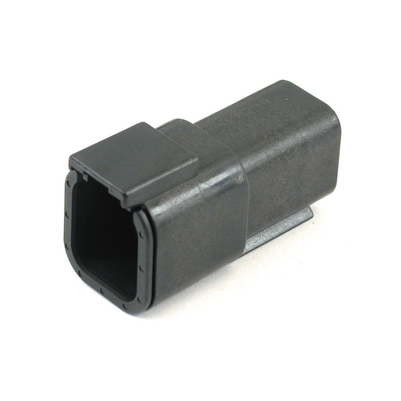 NAMZ, Deutsch DTM connector. Black, receptacle, 6-pins 