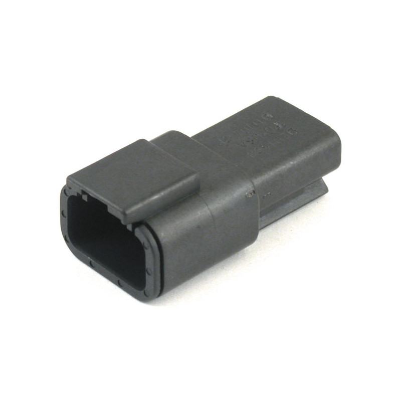 NAMZ, Złącze Deutsch DTM. Czarne, gniazdo, 3-pinowe