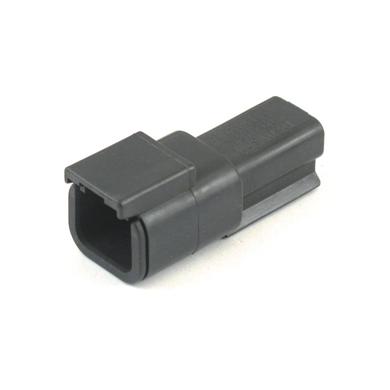 NAMZ, Złącze Deutsch DTM. Czarne, gniazdo, 2-pinowy