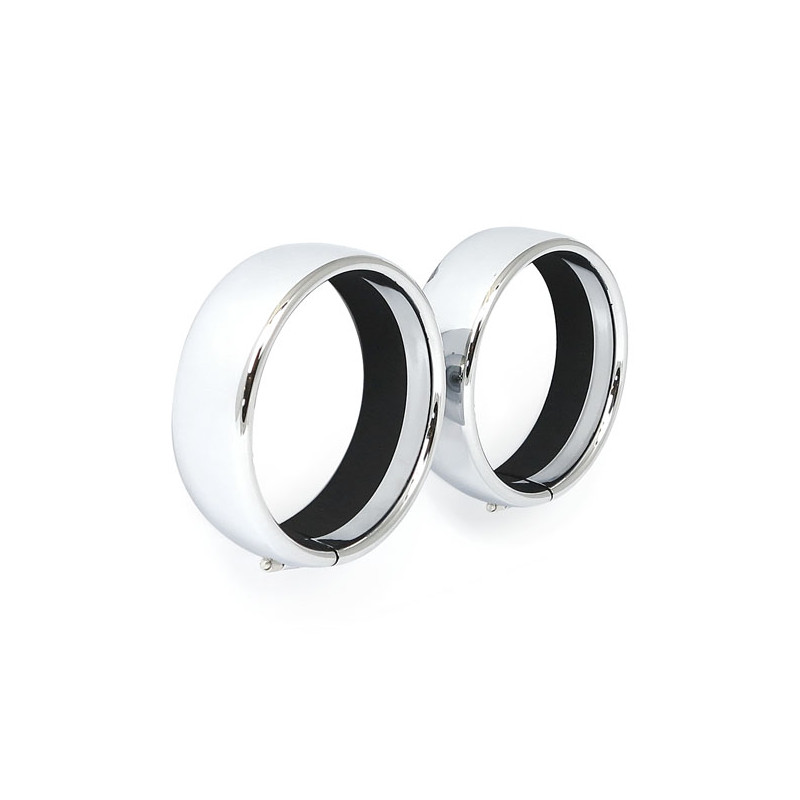 Obrzeża wtopione. Lampka punktowa. Chrom 62-23 H-D z zestawem lampy mijania