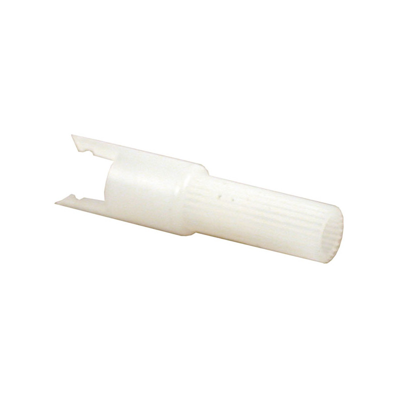 NAMZ, AMP/TE connector. White, receptacle, 1-pin 