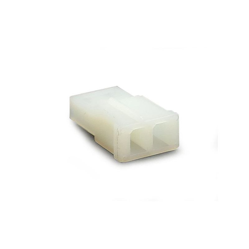 NAMZ, AMP/TE connector. White, plug, 2-pins 