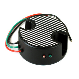 Solid-State 12-V voltage regulator. Black 65-69 B.T. 65-81 XL (NU)