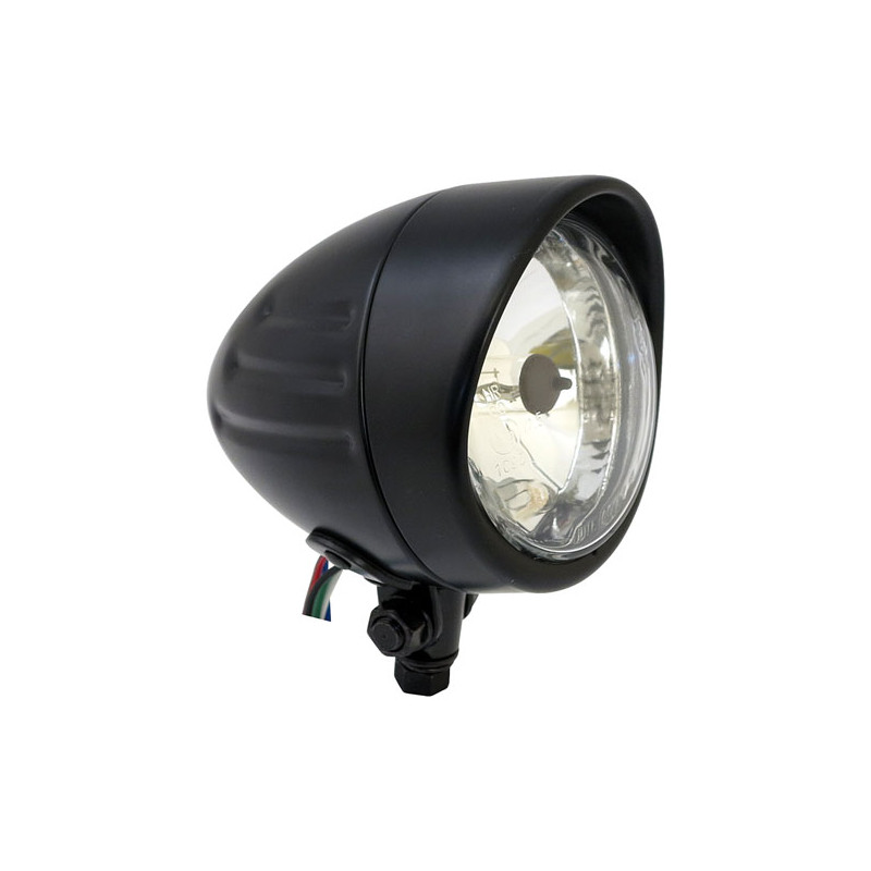 Farola H4 4" con Visera Negra
