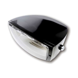 Oregon H4 headlamp. Side mount. Black 