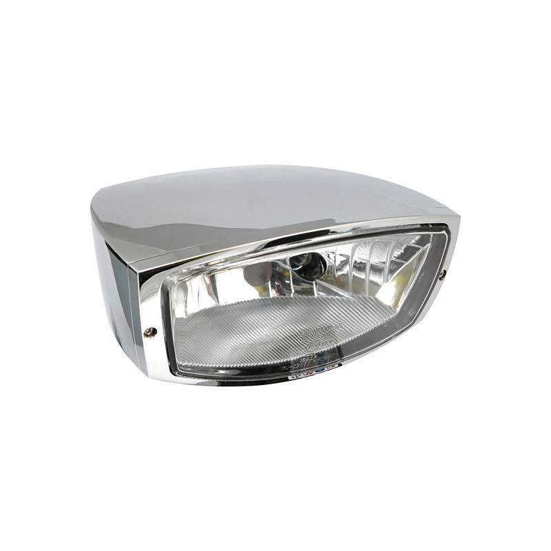 Lampa przednia Oregon H4. Montaż dolny. Chrom