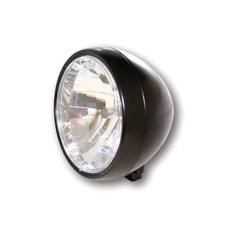 Randall, 6-1/2" H-4 headlamp. Bottom mount. Satin black 