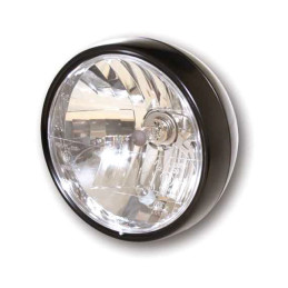 Randall, 6-1/2" H-4 headlamp. Bottom mount. Satin black 