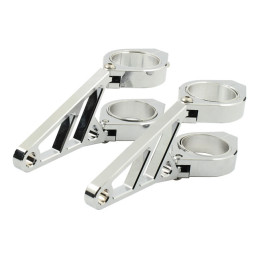 Fingers, Adj. headlamp bracket assembly 38-41mm. Chrome 