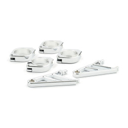 Coroană ajustabilă pentru far 38-41mm Cromat