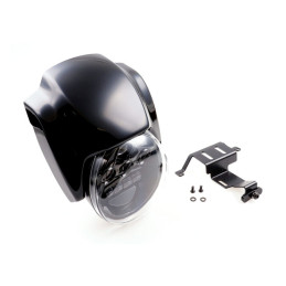 Cult-Werk, headlamp & mask kit NRS style. Gloss black 21-24 RH 1250S Sportster S