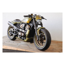 Cult-Werk, headlamp mask kit "NRS style". Matte black 21-24 RH 1250S Sportster S