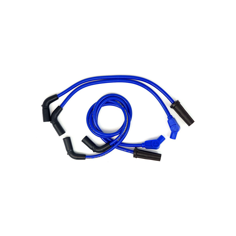 Taylor, 8.2mm ThunderVolt spark plug wire set. Blue 17-23 M8 Touring 17-23 M8 Trikes
